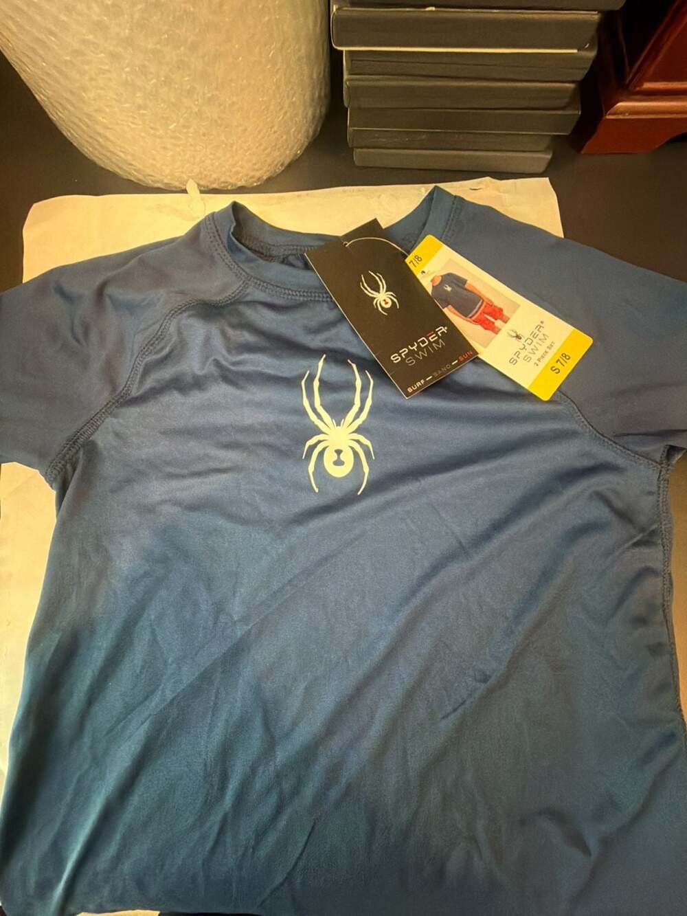 Spyder Boys H2O Swim Rash Guard Shirt